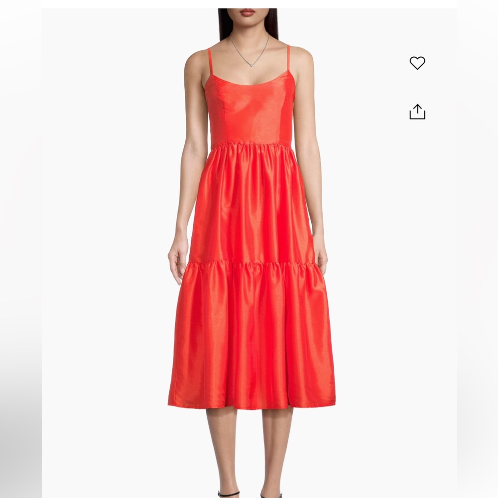 Hutch

Tommy Taffeta Tiered Midi-Dress